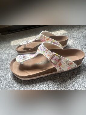 Birkenstock Floral Gizeh Sandals 39